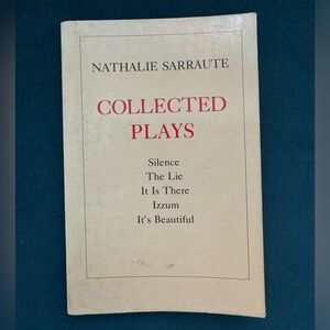 Collected Plays Nathalie Sarraute